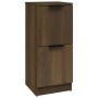 Aparador madera contrachapada marrón roble 30x30x70 cm de vidaXL, Aparadores - Ref: Foro24-817022, Precio: 47,95 €, Descuento: %