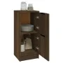 Aparador madera contrachapada marrón roble 30x30x70 cm de vidaXL, Aparadores - Ref: Foro24-817022, Precio: 47,14 €, Descuento: %