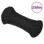 Cuerda de trabajo polipropileno negro 8 mm 250 m de vidaXL, Sogas y cuerdas metálicas - Ref: Foro24-153009, Precio: 50,18 €, ...