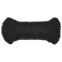 Cuerda de trabajo polipropileno negro 8 mm 250 m de vidaXL, Sogas y cuerdas metálicas - Ref: Foro24-153009, Precio: 50,18 €, ...