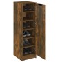 Mueble zapatero madera contrachapada roble ahumado 30x35x100 cm de vidaXL, Zapateros y organizadores de calzado - Ref: Foro24...