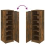 Mueble zapatero madera contrachapada roble ahumado 30x35x100 cm de vidaXL, Zapateros y organizadores de calzado - Ref: Foro24...