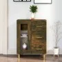 Smoked oak engineered wood sideboard 69.5x34x90 cm by vidaXL, Sideboards - Ref: Foro24-817363, Price: 72,19 €, Discount: %