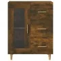 Smoked oak engineered wood sideboard 69.5x34x90 cm by vidaXL, Sideboards - Ref: Foro24-817363, Price: 72,19 €, Discount: %