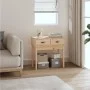 Mesa consola madera maciza de pino 76,5x40x75 cm de vidaXL, Mesas auxiliares - Ref: Foro24-821749, Precio: 79,82 €, Descuento: %
