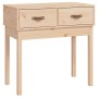 Mesa consola madera maciza de pino 76,5x40x75 cm de vidaXL, Mesas auxiliares - Ref: Foro24-821749, Precio: 80,88 €, Descuento: %