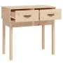 Solid pine wood console table 76.5x40x75 cm by vidaXL, Side tables - Ref: Foro24-821749, Price: 79,82 €, Discount: %