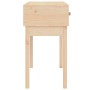 Mesa consola madera maciza de pino 76,5x40x75 cm de vidaXL, Mesas auxiliares - Ref: Foro24-821749, Precio: 80,88 €, Descuento: %