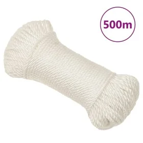 Weißes Polypropylen-Arbeitsseil 3 mm 500 m von vidaXL, Seile und Metallschnüre - Ref: Foro24-153039, Preis: 35,76 €, Rabatt: %