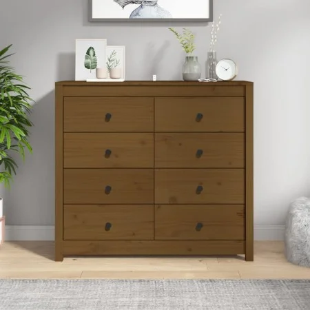 Auxiliary cabinet solid pine wood honey brown 100x40x90 cm by vidaXL, Sideboards - Ref: Foro24-821772, Price: 216,69 €, Disco...
