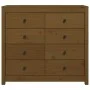 Auxiliary cabinet solid pine wood honey brown 100x40x90 cm by vidaXL, Sideboards - Ref: Foro24-821772, Price: 216,69 €, Disco...