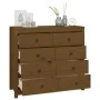 Auxiliary cabinet solid pine wood honey brown 100x40x90 cm by vidaXL, Sideboards - Ref: Foro24-821772, Price: 216,69 €, Disco...