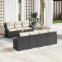 Conjunto de sofás de jardín 8 pcs Negro ratán sintético en Sofás de exterior | Comprar online en Foru.es