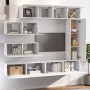 Set de muebles para TV 7 piezas madera contrachapada blanco de vidaXL, Muebles TV - Ref: Foro24-3114558, Precio: 392,34 €, De...