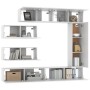 Set de muebles para TV 7 piezas madera contrachapada blanco de vidaXL, Muebles TV - Ref: Foro24-3114558, Precio: 392,34 €, De...