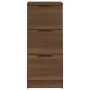 Aparadores 2 uds madera contrachapada marrón roble 30x30x70 cm de vidaXL, Aparadores - Ref: Foro24-817017, Precio: 89,33 €, D...