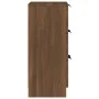 Aparadores 2 uds madera contrachapada marrón roble 30x30x70 cm de vidaXL, Aparadores - Ref: Foro24-817017, Precio: 89,33 €, D...