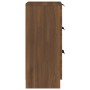 Aparadores 2 uds madera contrachapada marrón roble 30x30x70 cm de vidaXL, Aparadores - Ref: Foro24-817017, Precio: 90,63 €, D...