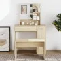 Dresser with Sonoma oak color mirror 86.5x35x136 cm by vidaXL, Bedroom Dressers - Ref: Foro24-802960, Price: 93,74 €, Discoun...