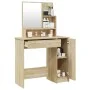 Dresser with Sonoma oak color mirror 86.5x35x136 cm by vidaXL, Bedroom Dressers - Ref: Foro24-802960, Price: 93,74 €, Discoun...