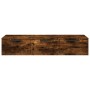 Armario de pared madera ingeniería roble ahumado 102x30x20 cm de vidaXL, Estantes y estanterías - Ref: Foro24-817096, Precio:...