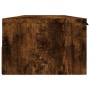 Armario de pared madera ingeniería roble ahumado 102x30x20 cm de vidaXL, Estantes y estanterías - Ref: Foro24-817096, Precio:...