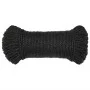 Black polypropylene work rope 6 mm 500 m by vidaXL, Ropes and metal cords - Ref: Foro24-153005, Price: 56,02 €, Discount: %