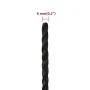 Black polypropylene work rope 6 mm 500 m by vidaXL, Ropes and metal cords - Ref: Foro24-153005, Price: 56,02 €, Discount: %