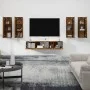 Set de muebles de TV 6 pzas madera contrachapada roble ahumado de vidaXL, Muebles TV - Ref: Foro24-3114347, Precio: 213,09 €,...