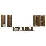 Set de muebles de TV 6 pzas madera contrachapada roble ahumado de vidaXL, Muebles TV - Ref: Foro24-3114347, Precio: 213,09 €,...