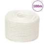 Cuerda de trabajo polipropileno blanco 16 mm 100 m de vidaXL, Sogas y cuerdas metálicas - Ref: Foro24-153066, Precio: 86,10 €...