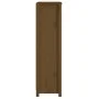 Estantería madera maciza de pino marrón miel 50 x 35 x 125,5 cm de vidaXL, Librerías y estanterías - Ref: Foro24-821712, Prec...