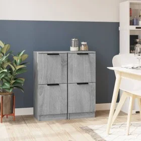 Sideboards 2 pcs Sonoma gray plywood 30x30x70 cm by vidaXL, Sideboards - Ref: Foro24-817021, Price: 68,39 €, Discount: %