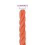 Cuerda de trabajo polipropileno naranja 12 mm 50 m de vidaXL, Sogas y cuerdas metálicas - Ref: Foro24-152939, Precio: 23,70 €...