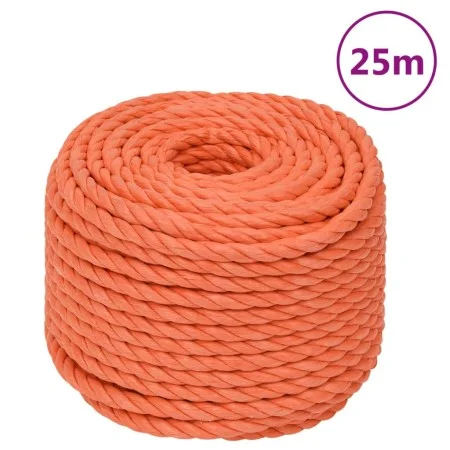 Cuerda de trabajo polipropileno naranja 14 mm 25 m de vidaXL, Sogas y cuerdas metálicas - Ref: Foro24-152943, Precio: 21,95 €...