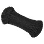 Cuerda de trabajo polipropileno negro 6 mm 250 m de vidaXL, Sogas y cuerdas metálicas - Ref: Foro24-153004, Precio: 31,67 €, ...