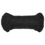 Cuerda de trabajo polipropileno negro 6 mm 250 m de vidaXL, Sogas y cuerdas metálicas - Ref: Foro24-153004, Precio: 31,15 €, ...