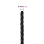 Cuerda de trabajo polipropileno negro 6 mm 250 m de vidaXL, Sogas y cuerdas metálicas - Ref: Foro24-153004, Precio: 31,67 €, ...