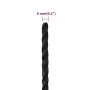 Cuerda de trabajo polipropileno negro 6 mm 250 m de vidaXL, Sogas y cuerdas metálicas - Ref: Foro24-153004, Precio: 31,15 €, ...
