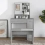 Sonoma gray dressing table with mirror 86.5x35x136 cm by vidaXL, Bedroom Dressers - Ref: Foro24-820494, Price: 91,71 €, Disco...