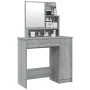 Sonoma gray dressing table with mirror 86.5x35x136 cm by vidaXL, Bedroom Dressers - Ref: Foro24-820494, Price: 91,71 €, Disco...