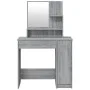 Sonoma gray dressing table with mirror 86.5x35x136 cm by vidaXL, Bedroom Dressers - Ref: Foro24-820494, Price: 91,71 €, Disco...