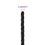Cuerda de trabajo polipropileno negro 6 mm 100 m de vidaXL, Sogas y cuerdas metálicas - Ref: Foro24-153003, Precio: 16,71 €, ...