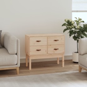 Mueble consola de madera maciza de pino 90x40x78 cm de vidaXL, Aparadores - Ref: Foro24-821739, Precio: 120,73 €, Descuento: %