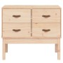 Mueble consola de madera maciza de pino 90x40x78 cm de vidaXL, Aparadores - Ref: Foro24-821739, Precio: 120,73 €, Descuento: %