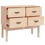 Mueble consola de madera maciza de pino 90x40x78 cm de vidaXL, Aparadores - Ref: Foro24-821739, Precio: 120,73 €, Descuento: %
