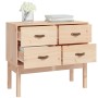 Mueble consola de madera maciza de pino 90x40x78 cm de vidaXL, Aparadores - Ref: Foro24-821739, Precio: 120,73 €, Descuento: %