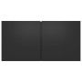 Set de muebles para TV 4 piezas madera contrachapada negro de vidaXL, Muebles TV - Ref: Foro24-3114335, Precio: 173,47 €, Des...