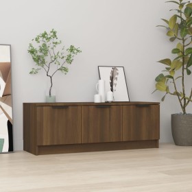 Mueble de TV madera contrachapada marrón roble 102x35x36,5 cm de vidaXL, Muebles TV - Ref: Foro24-817083, Precio: 71,61 €, De...