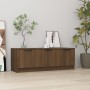 Mueble de TV madera contrachapada marrón roble 102x35x36,5 cm de vidaXL, Muebles TV - Ref: Foro24-817083, Precio: 71,61 €, De...